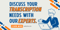 Transcription Experts Twitter Post