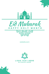 Eid Mubarak Mosque Pinterest Pin