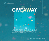 Giveaway Confetti Facebook Post Image Preview