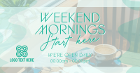 Cafe Opening Hours Facebook Ad Image Preview