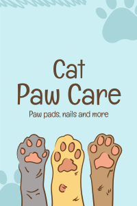 Cat Day Paws Pinterest Pin Design