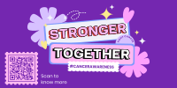 We're Stronger than Cancer Twitter Post