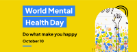 Celebrating World Mental Health Day Facebook Cover