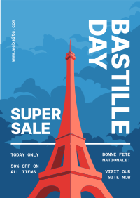 Bastille Day Sale Flyer