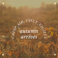 Autumn Arrives Quote Instagram Post Image Preview