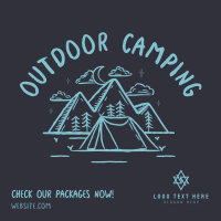 Camping Instagram Post example 3