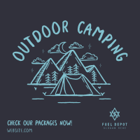 Rustic Camping Instagram Post Image Preview