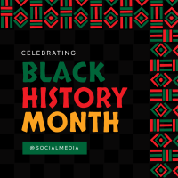 Black History Celebration Linkedin Post Design