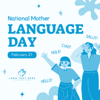 Mother Language Day Instagram Post