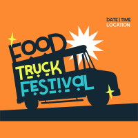 Food Truck Festival Instagram Post