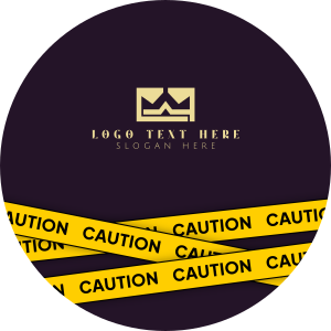 Caution Tape Twitch Profile Picture Image Preview
