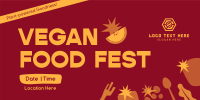 Blocky Vegan Food Fest Twitter Post