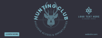 Hunting Club Deer Facebook Cover