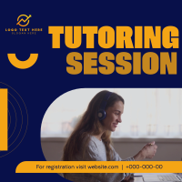 Tutoring Session Service Instagram Post Design