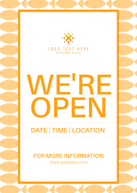 Trendy Quirky Restaurant Poster