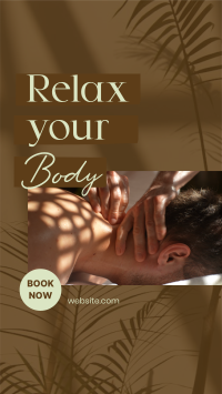 Relaxing Body Massage Facebook Story