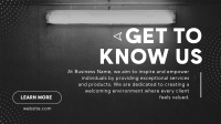 Minimalist Know Us Facebook Event Cover Design