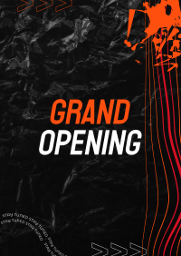 Streetwear Aesthetic Opening Flyer