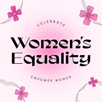 Women Equality Day Instagram Post Design