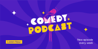 Comedy Podcast Twitter Post