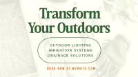 Landscaping Service Expert Animation