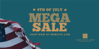 Mega Sale Twitter Post example 3