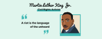 Martin Luther King Quote  Facebook Cover Image Preview