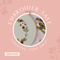 Embroidery Sale Linkedin Post