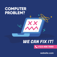 Computer Problem Repair Instagram Post