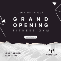 Fitness Gym Grand Opening Instagram Post