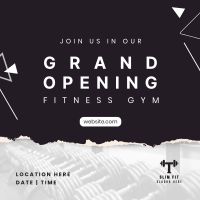 Fitness Gym Grand Opening Instagram Post Image Preview