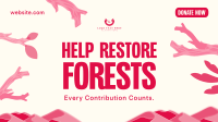 Forest Donation Drive Animation