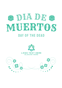 Festive Dia De Los Muertos Flyer