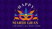 Mardi Gras Party Facebook Event Cover