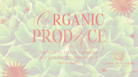 Minimalist Organic Produce Facebook Event Cover