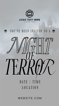 Night of Terror Party TikTok Video