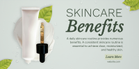 Skincare Benefits Organic Twitter Post