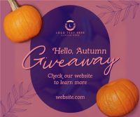 Hello Autumn Giveaway Facebook Post