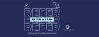 Refer Repeat Text Facebook Cover