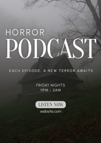 Horror Podcast Poster