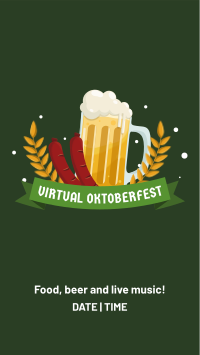 Virtual Oktoberfest Facebook Story