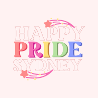 Happy Pride Text Instagram Post Design