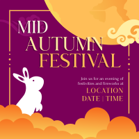 Mid Autumn Bunny Instagram Post