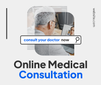 Online Doctor Consultation Facebook Post