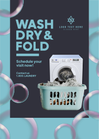 Laundry Bubbles Flyer