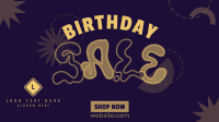 Hippie Birthday Sale Facebook Event Cover