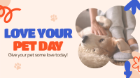 Pet Loving Day Facebook Event Cover