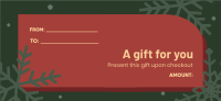 Christmas Voucher Gift Certificate