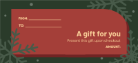 Christmas Voucher Gift Certificate Image Preview