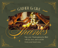 Thanksgiving Greeting Facebook Post Design